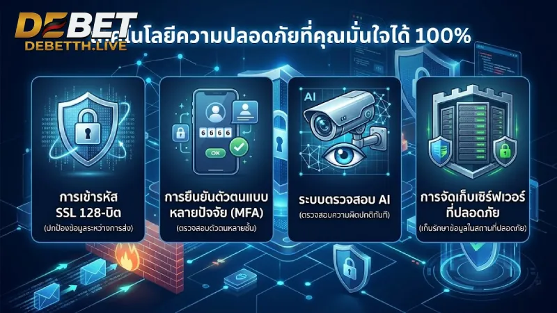 เทคโนโลยีความปลอดภัยที่คุณมั่นใจได้ 100